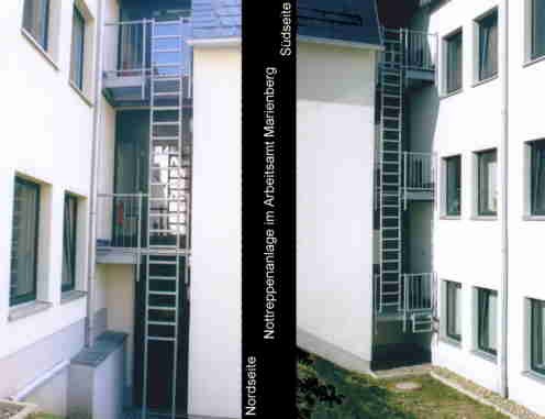 Nottreppenanlage Arbeitsamt Marienberg